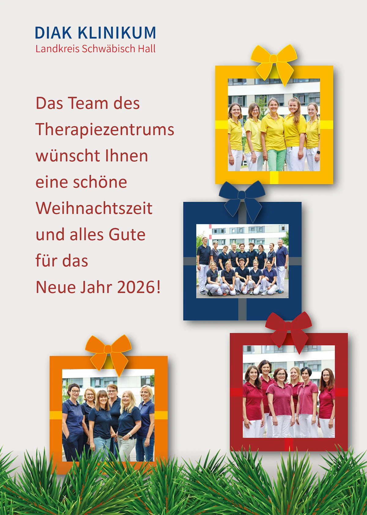 Schöne Weihnachtszeit und alles Gute für das neue Jahr!