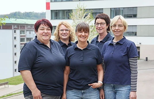 Unser Anmeldungsteam im therapiezentrum am diak